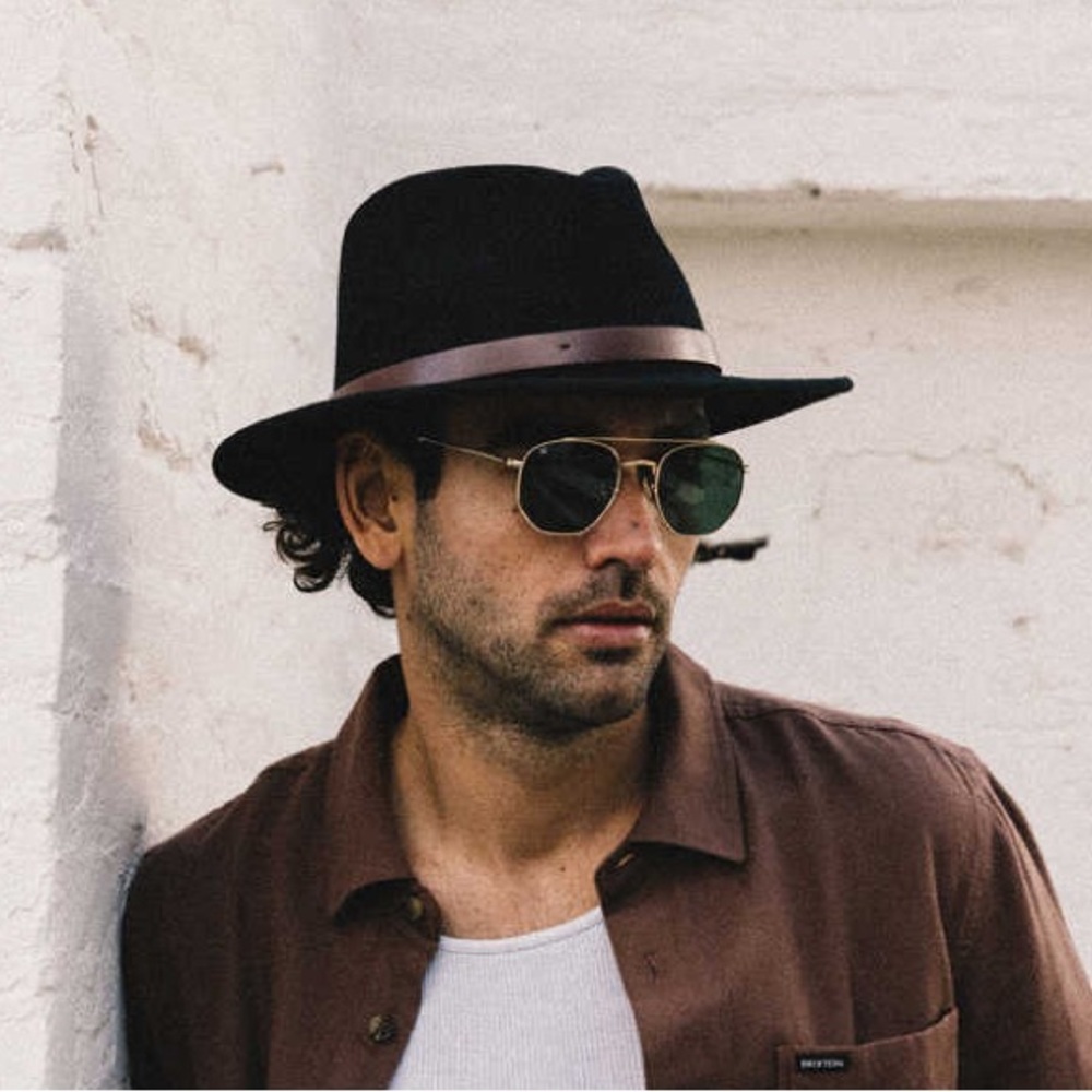 Brixton Classic Black Fedora